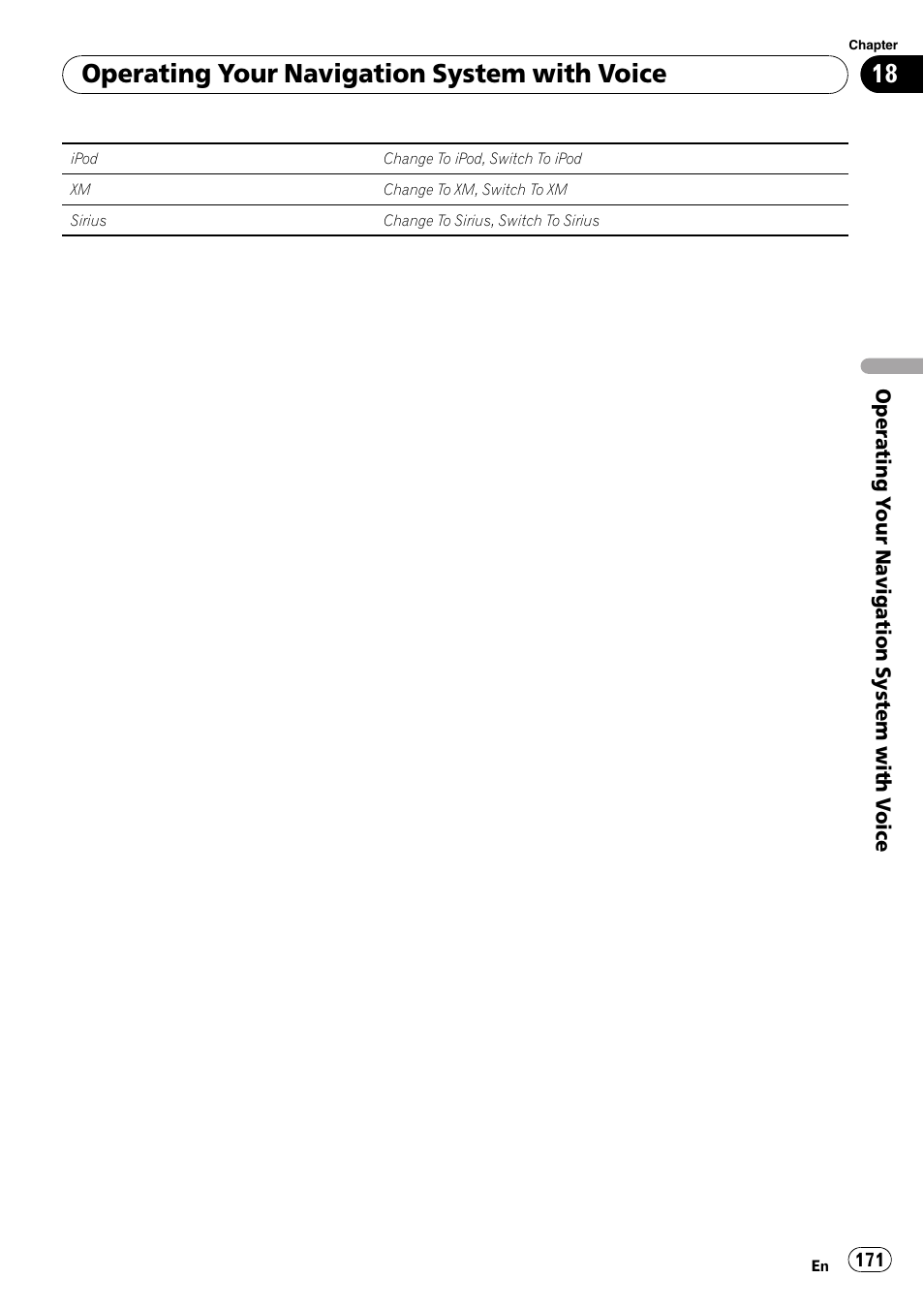 Operating your navigation system with voice | Pioneer AVIC-Z3 User Manual | Page 171 / 211