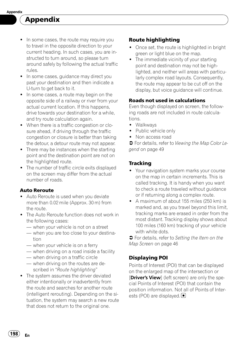 Appendix | Pioneer AVIC-Z3 User Manual | Page 198 / 211