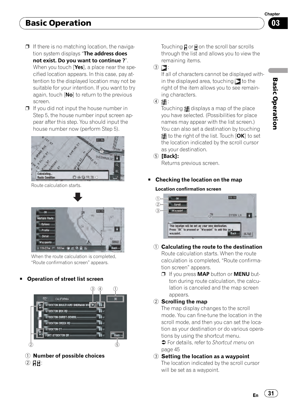 Basic operation | Pioneer AVIC-Z3 User Manual | Page 31 / 211