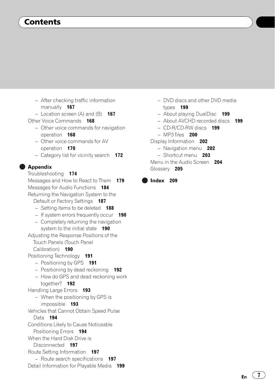 Pioneer AVIC-Z3 User Manual | Page 7 / 211