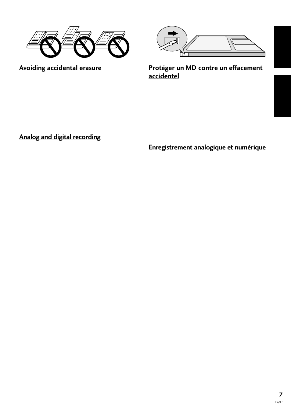 English français | Pioneer MJ-L77 User Manual | Page 7 / 100