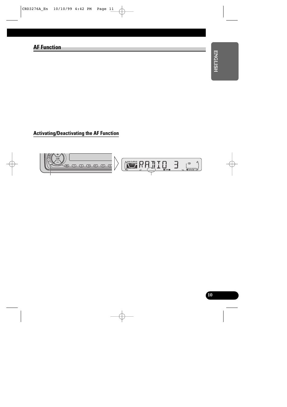11 af function | Pioneer DEH-1330R User Manual | Page 11 / 30