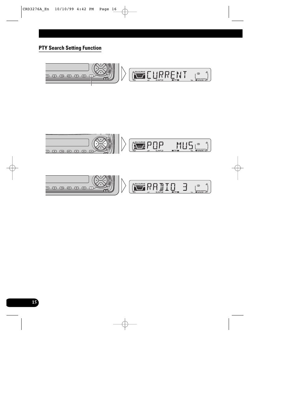 Using rds functions | Pioneer DEH-1330R User Manual | Page 16 / 30