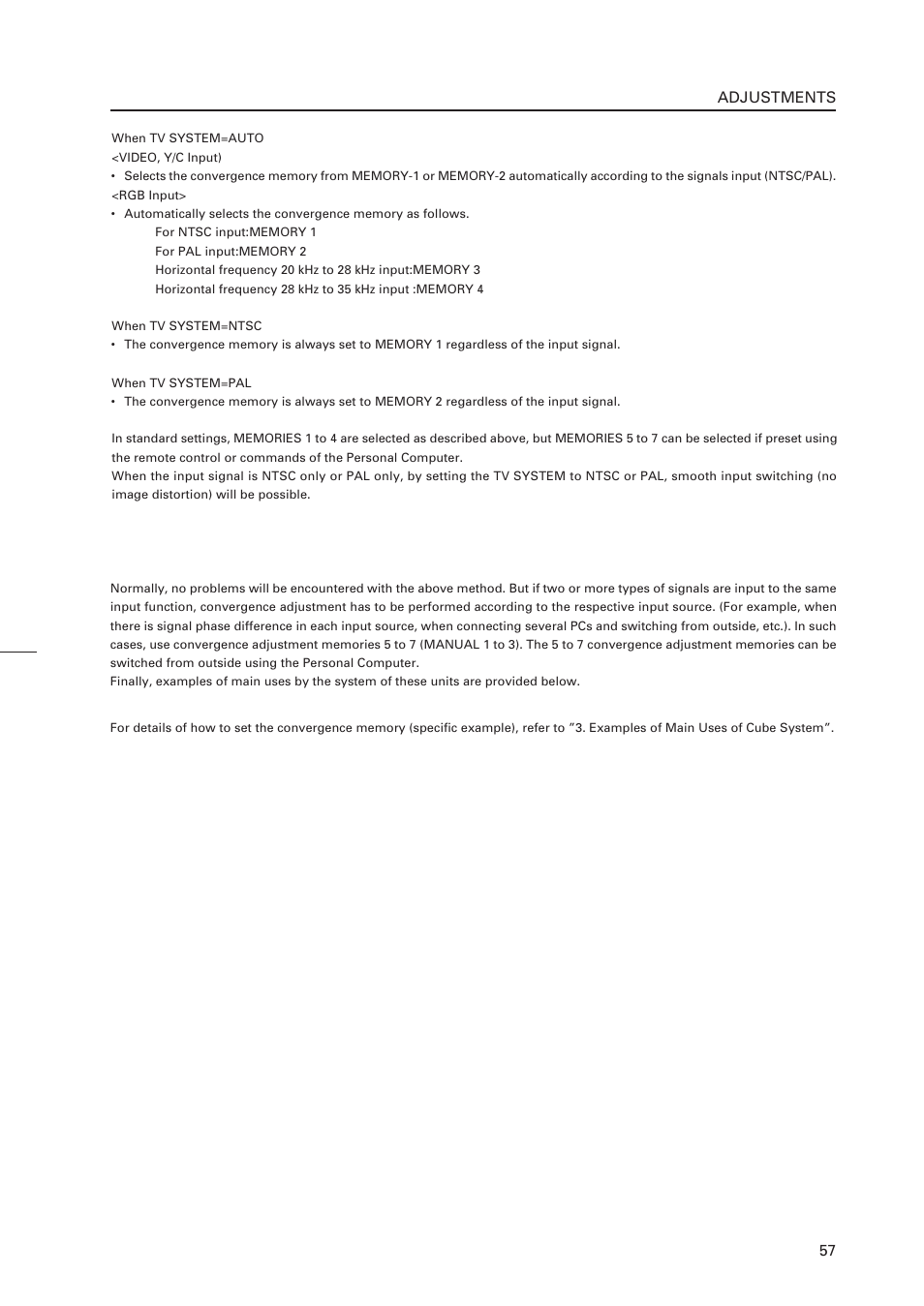 Adjustments | Pioneer RM-V4000V User Manual | Page 58 / 136