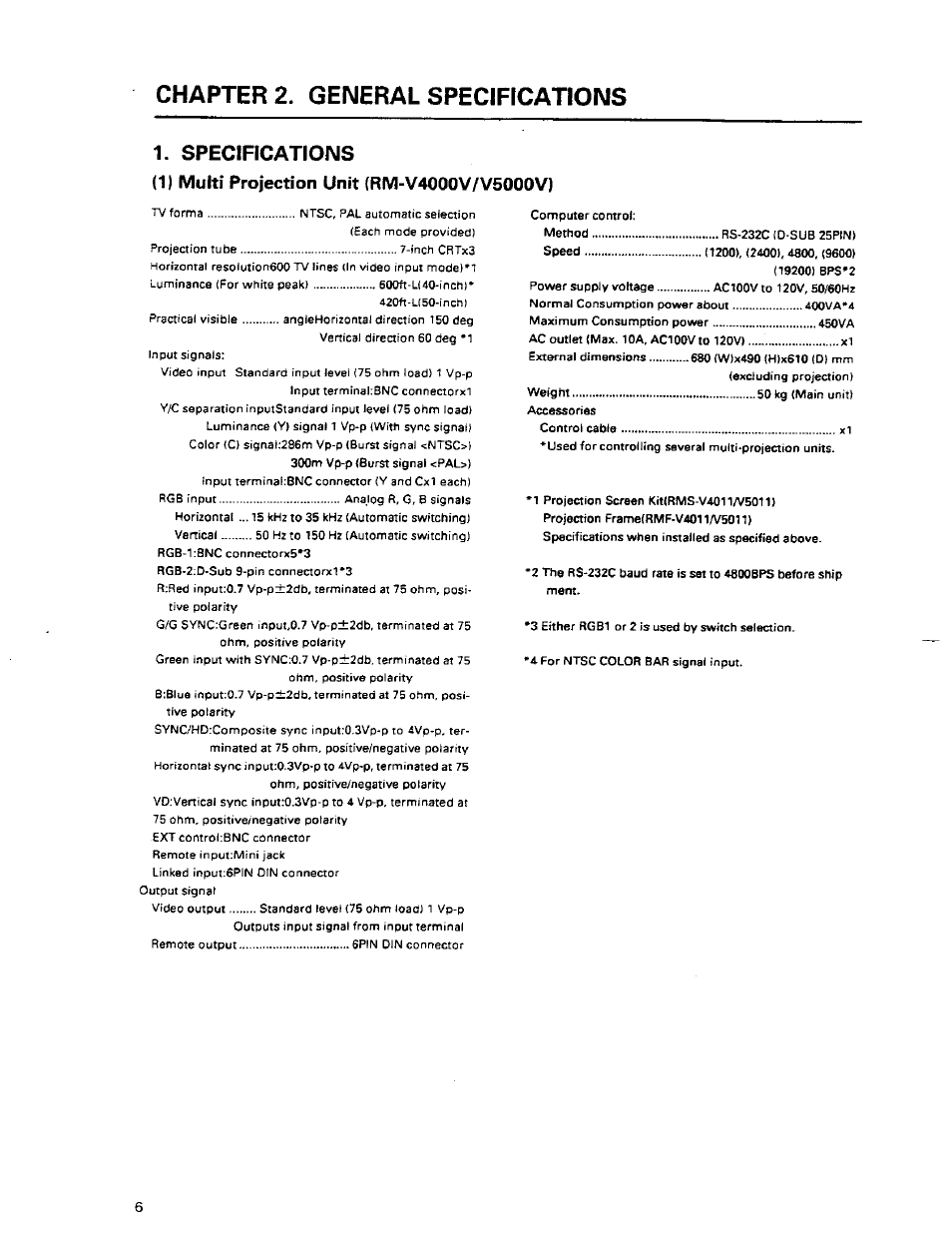 Pioneer RM-V4000V User Manual | Page 7 / 136