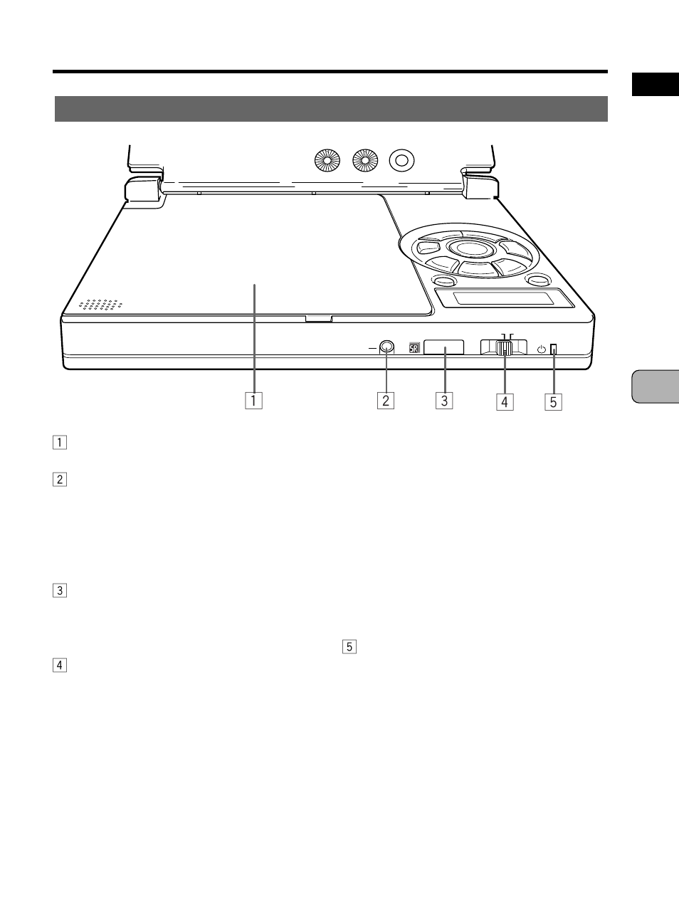 Main unit front panel | Pioneer PDV-10 User Manual | Page 21 / 128