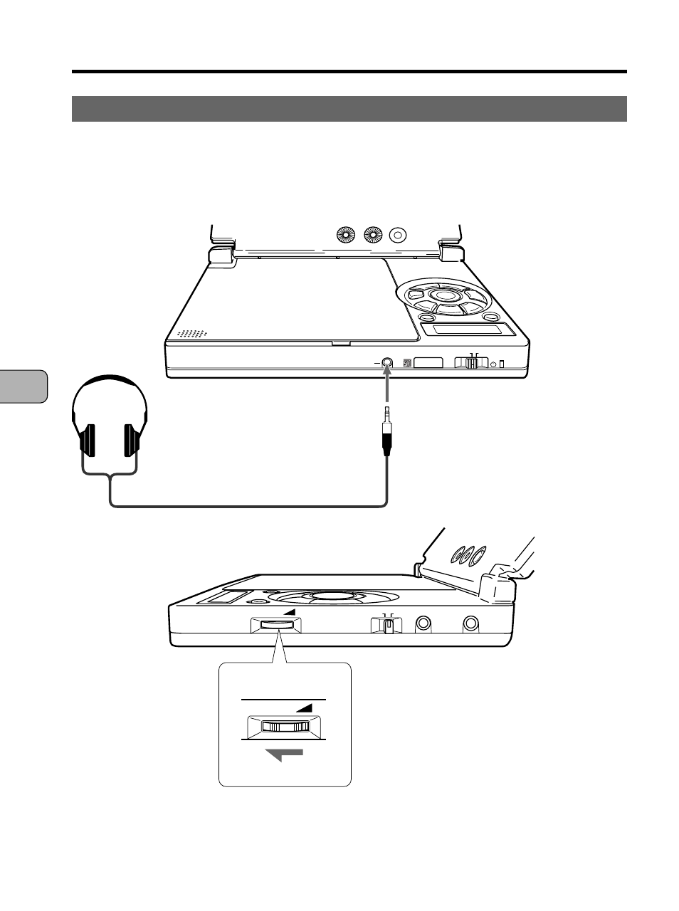 Connecting headphones, Before using, Connecting the player to other components | Pioneer PDV-10 User Manual | Page 34 / 128