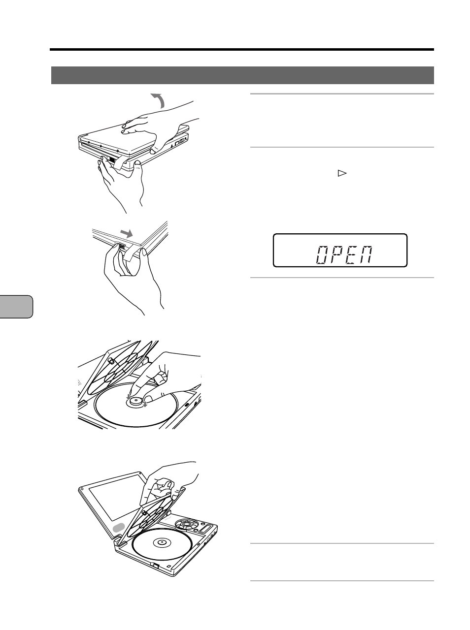 Playback functions, Loading discs | Pioneer PDV-10 User Manual | Page 48 / 128