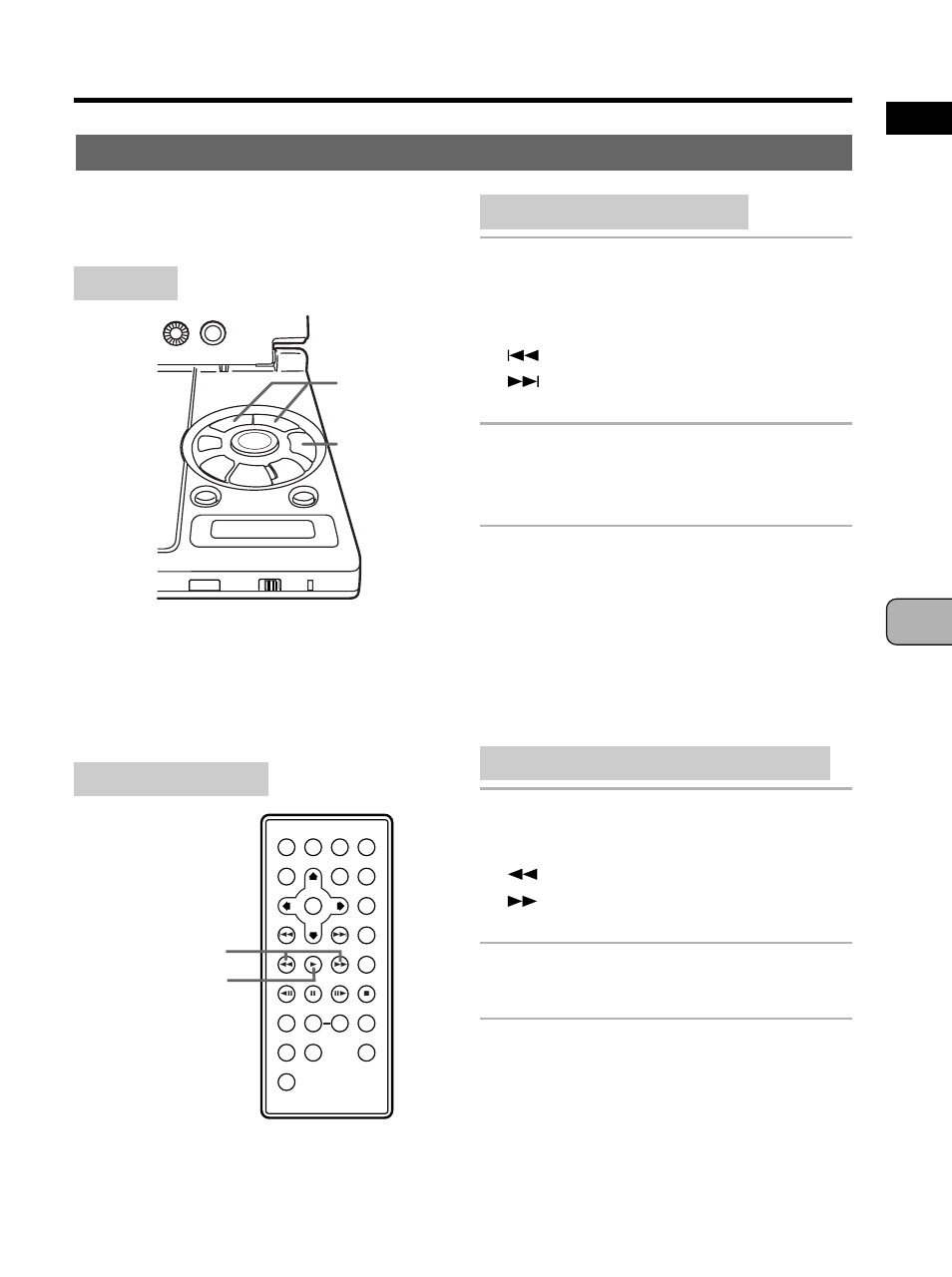 Scanning forward and backward, Release the button while scan is flashing | Pioneer PDV-10 User Manual | Page 53 / 128
