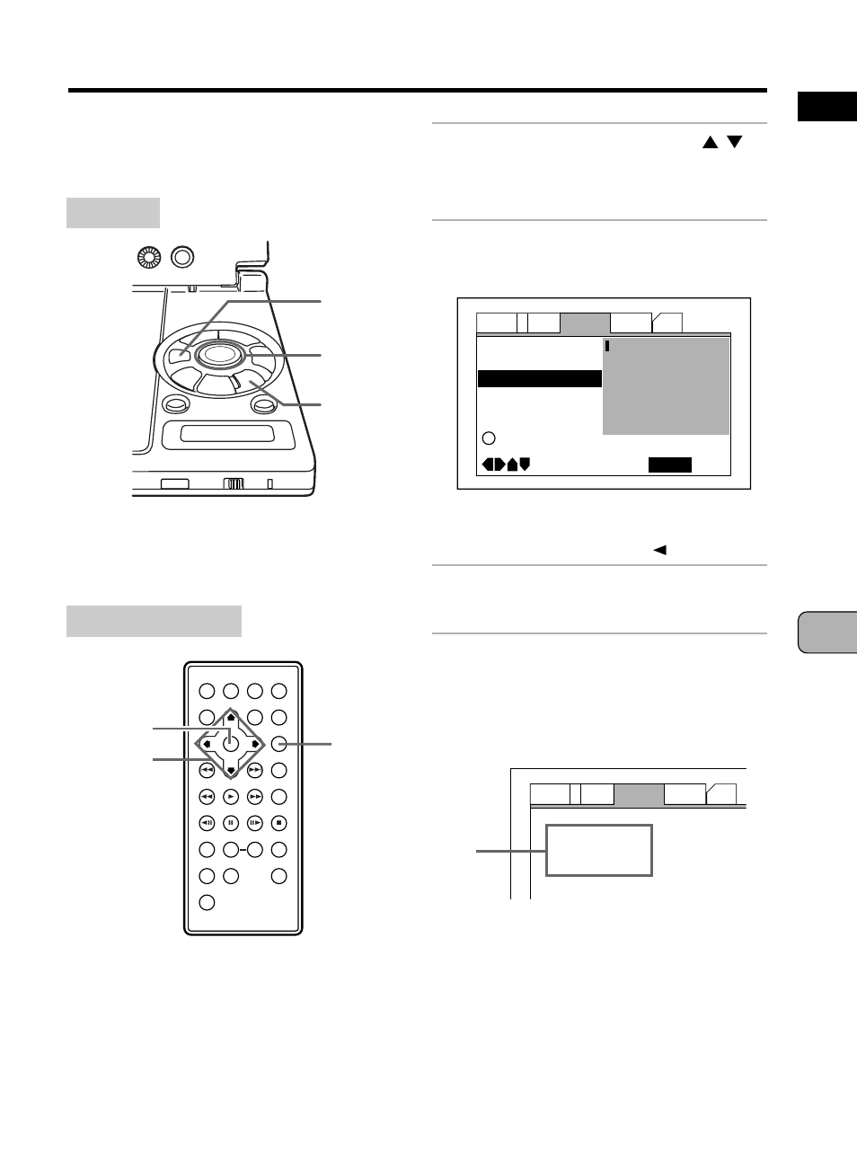 Press the enter button, Press the setup button to close the setup screen | Pioneer PDV-10 User Manual | Page 61 / 128