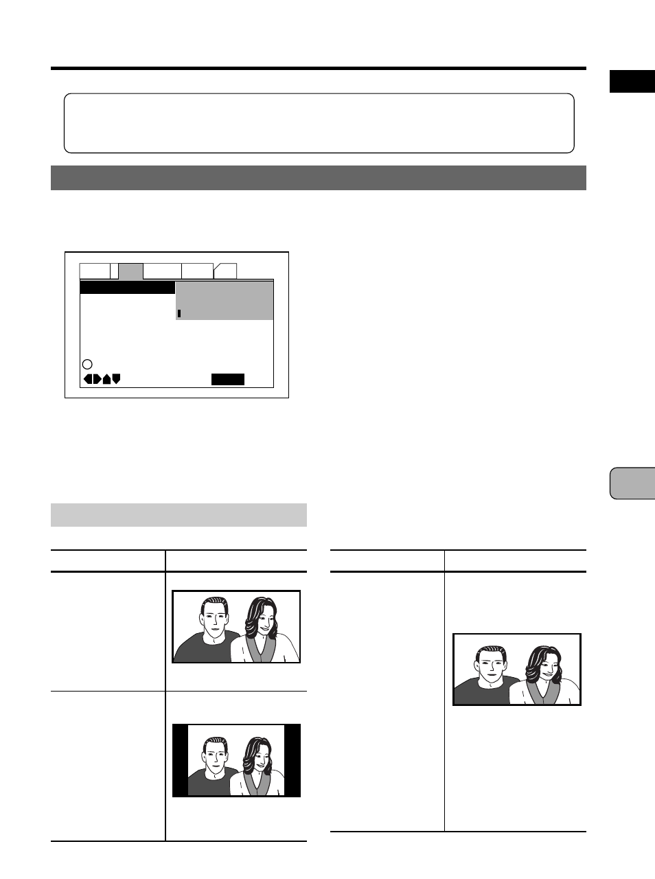 Various video settings, Setting the tv screen size | Pioneer PDV-10 User Manual | Page 69 / 128