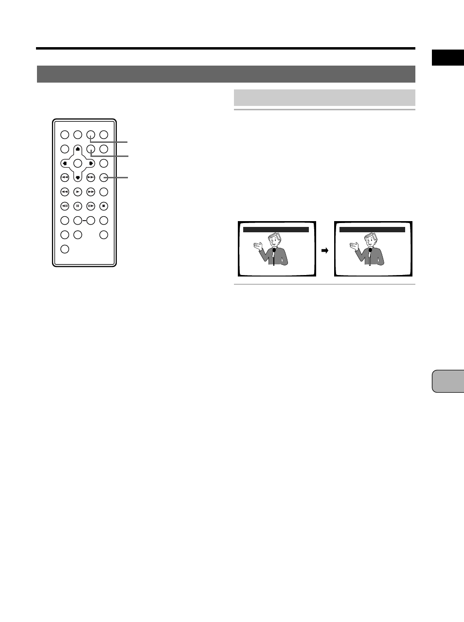 Switching the subtitle language during, Playback, Advanced functions | Adv anced functions english, Switching with the remote control unit | Pioneer PDV-10 User Manual | Page 75 / 128