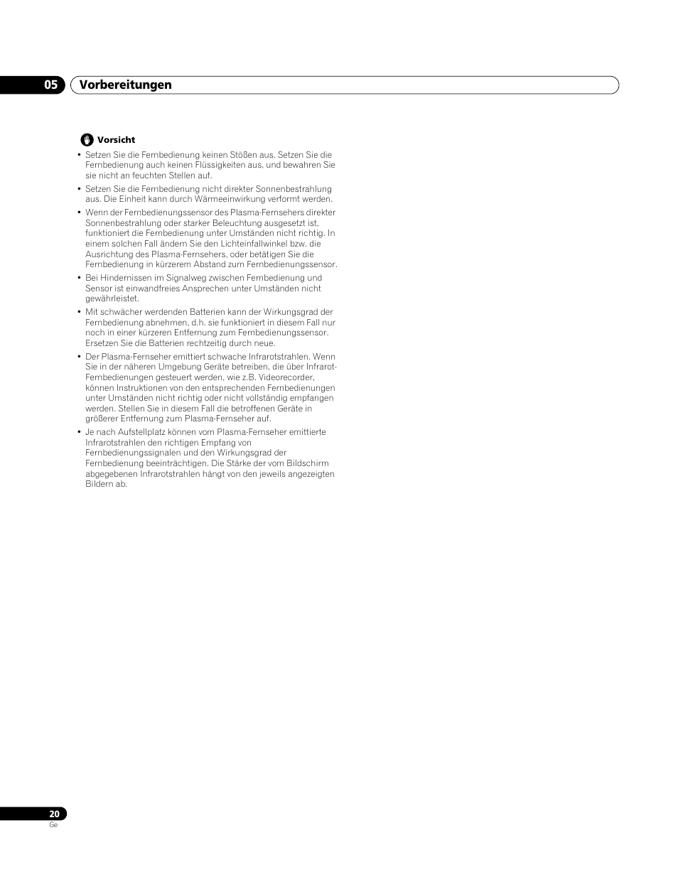 Vorbereitungen 05 | Pioneer PDP-4270XA User Manual | Page 108 / 267
