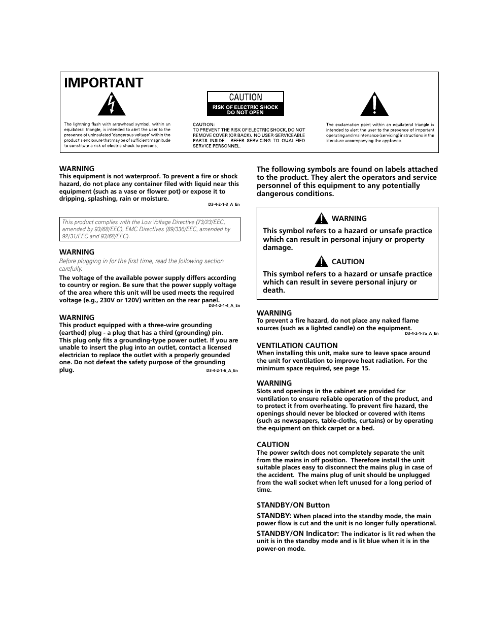 Pioneer PDP-4270XA User Manual | Page 3 / 267