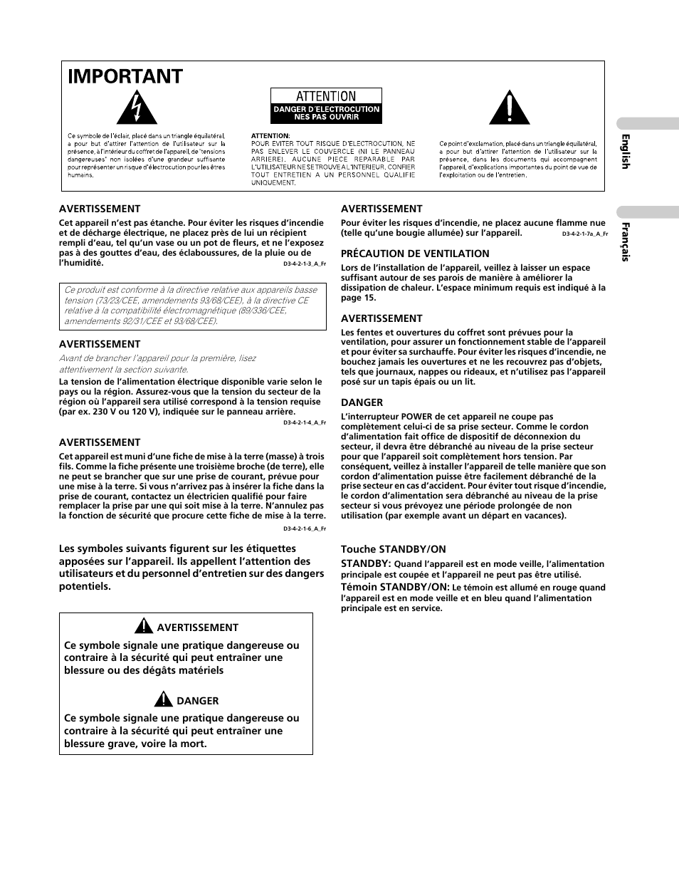 Pioneer PDP-4270XA User Manual | Page 47 / 267