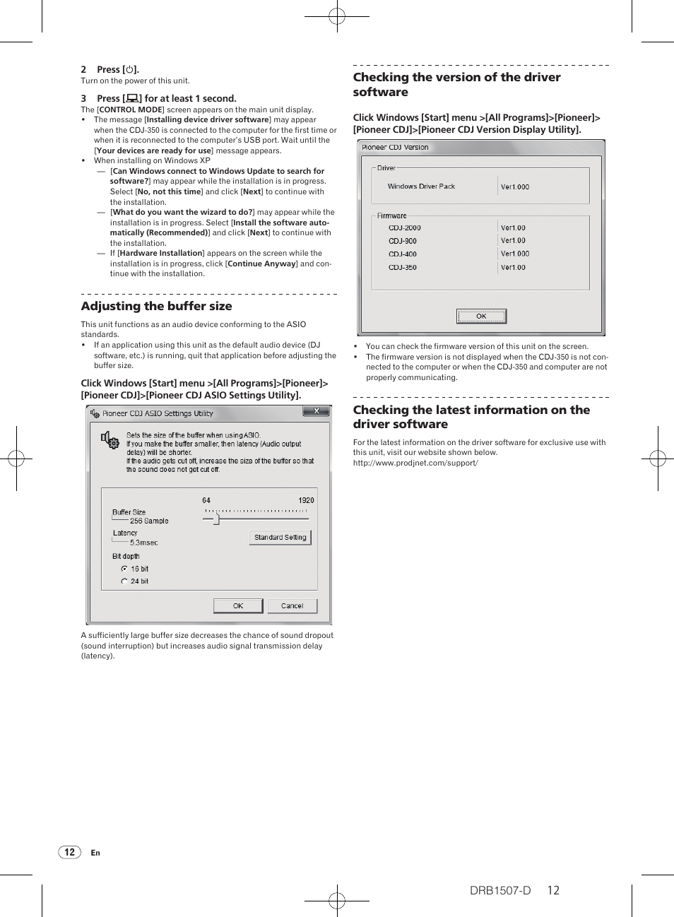 Pioneer Multi Player CDJ-350 User Manual | Page 12 / 28