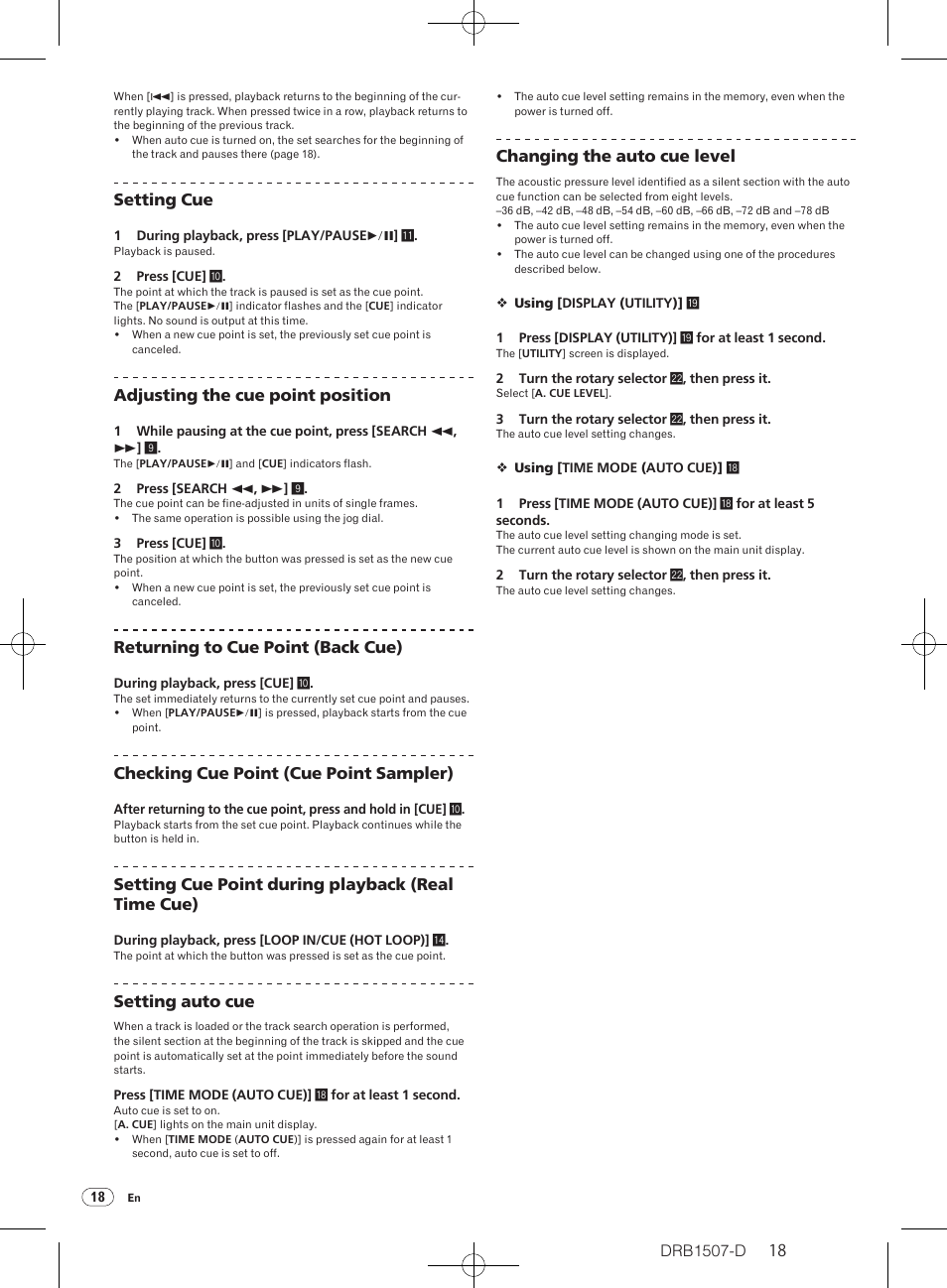 Pioneer Multi Player CDJ-350 User Manual | Page 18 / 28