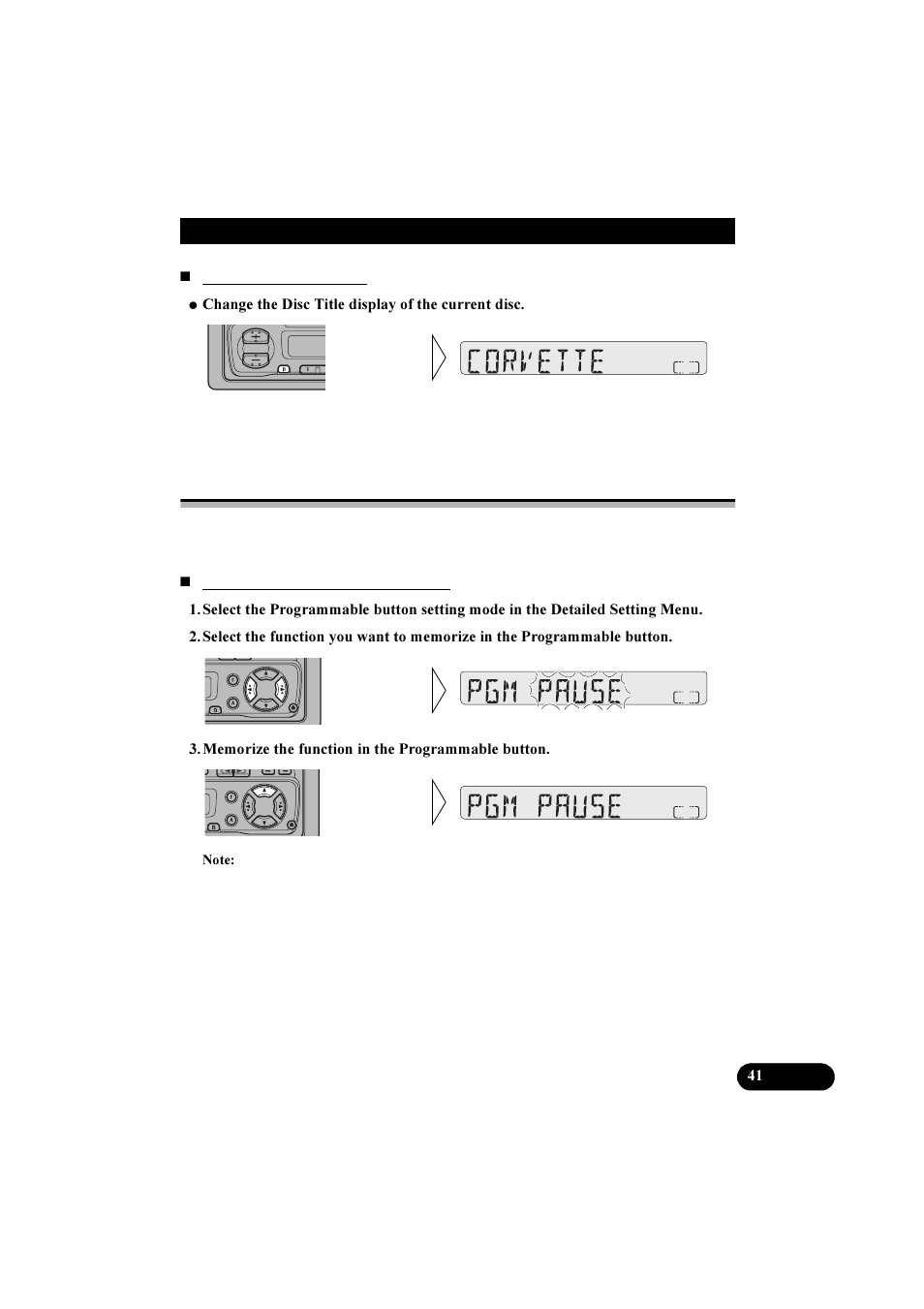 Using the programmable button | Pioneer KEH-P2800R User Manual | Page 41 / 48