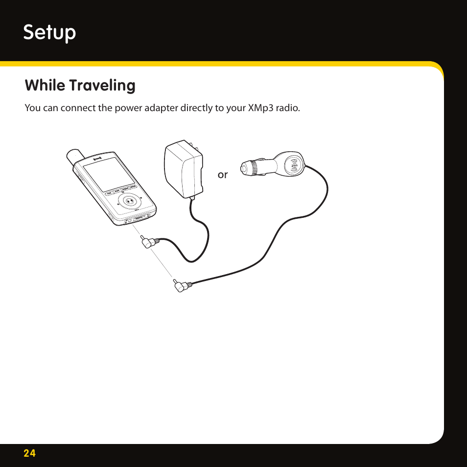 Setup | Pioneer CD-XMHOME1 User Manual | Page 24 / 78
