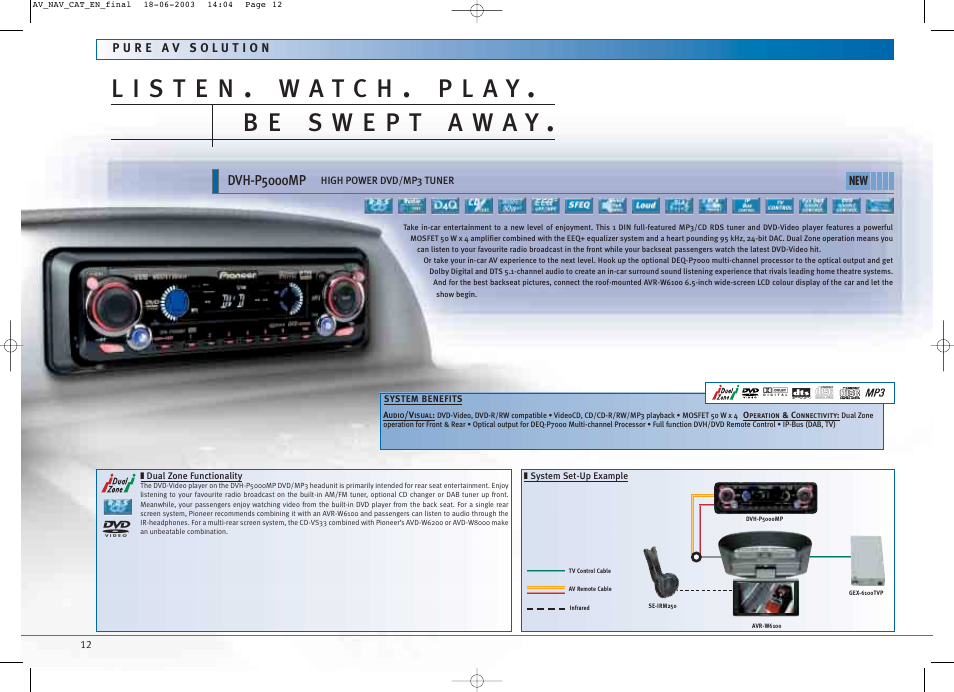 P l a y | Pioneer CNDV-30 DVD User Manual | Page 12 / 32
