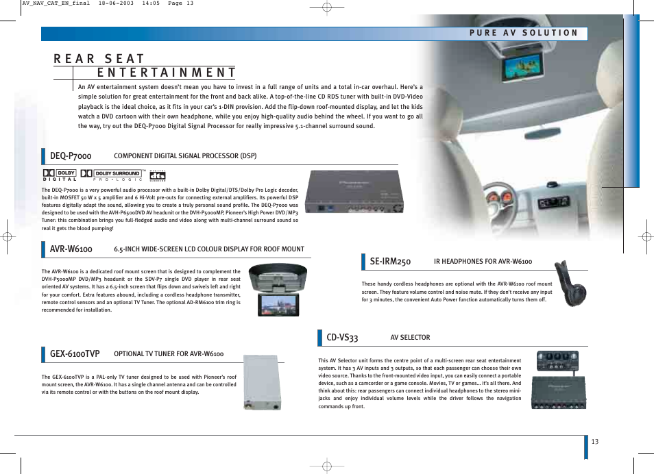 Pioneer CNDV-30 DVD User Manual | Page 13 / 32