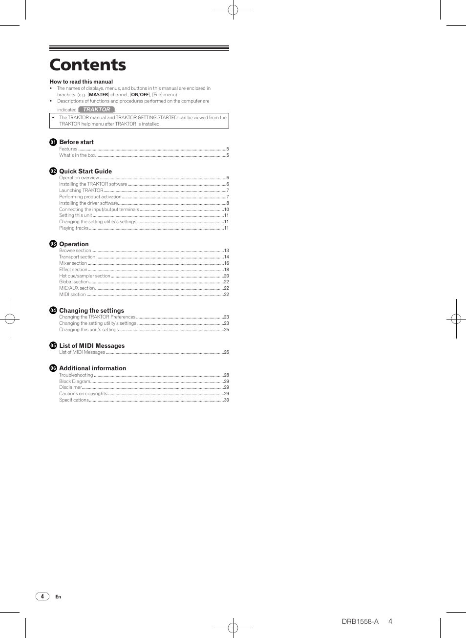 Pioneer DJ Mixer DJM-T1 User Manual | Page 4 / 32