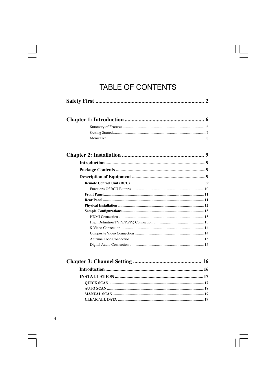 Pioneer SH-DT510 User Manual | Page 4 / 38