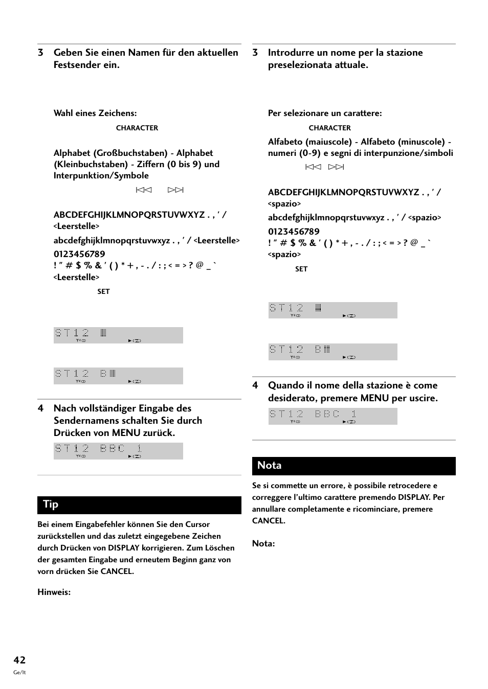 Nota | Pioneer S-L8-LRW User Manual | Page 112 / 142