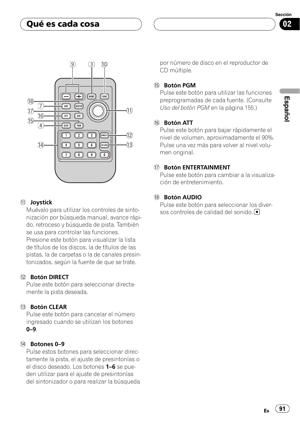 Qué es cada cosa | Pioneer Super Tuner III D DEH-P80RS User Manual | Page 91 / 165