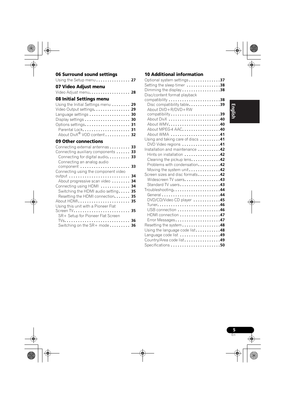 Pioneer S-DV777T User Manual | Page 5 / 102