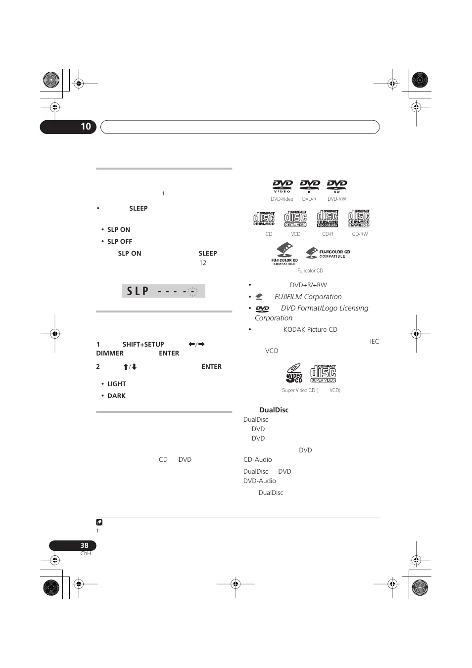 S l p | Pioneer S-DV777T User Manual | Page 88 / 102
