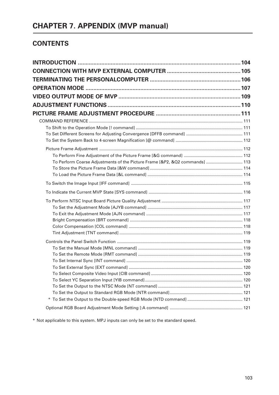 Pioneer Multi Projection System RM-V1000NU User Manual | Page 104 / 159