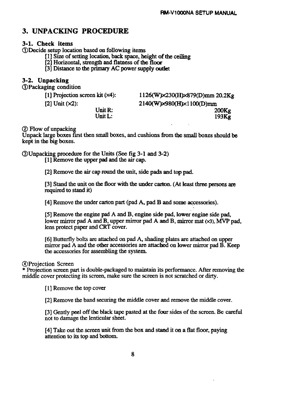 Pioneer Multi Projection System RM-V1000NU User Manual | Page 148 / 159