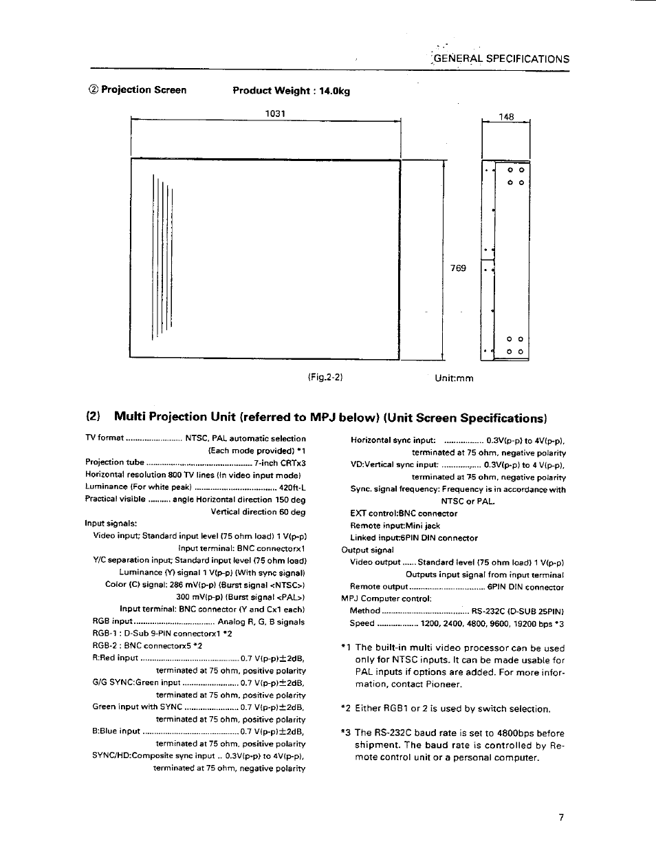 Pioneer Multi Projection System RM-V1000NU User Manual | Page 8 / 159