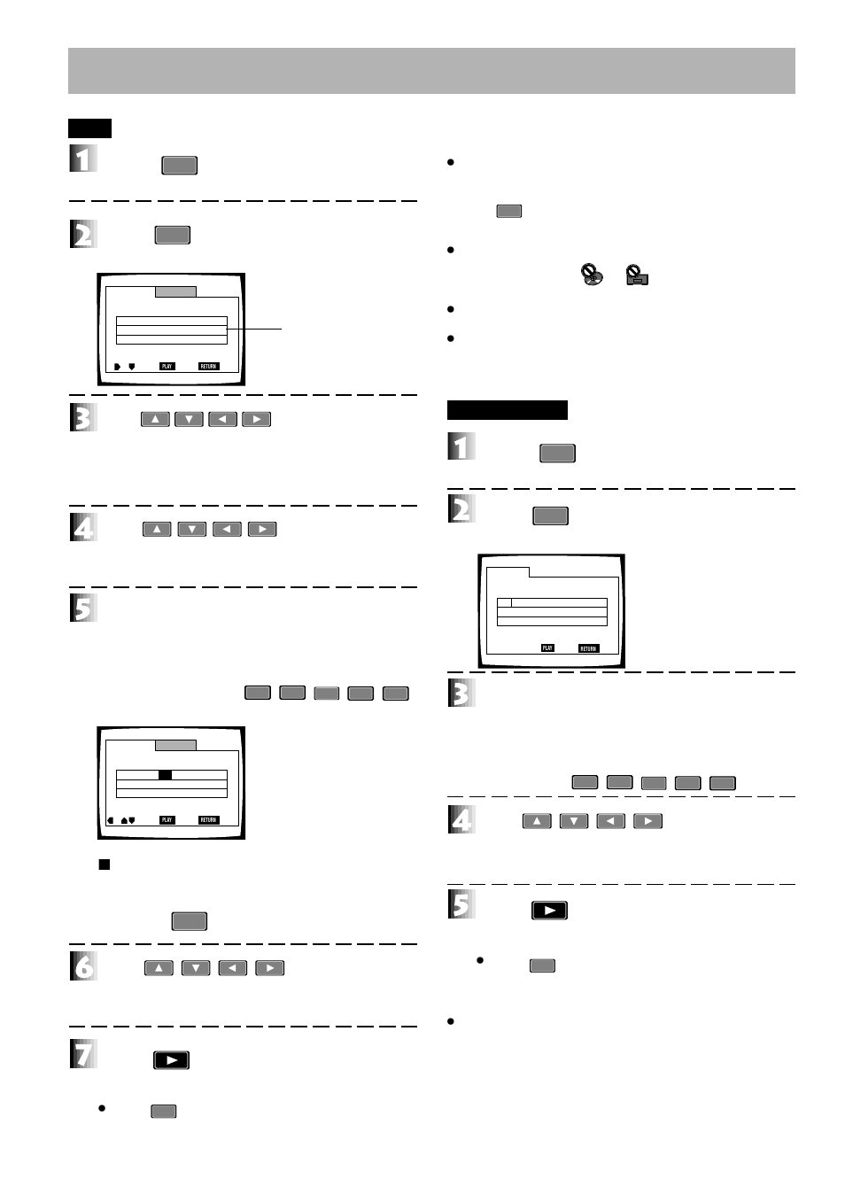 Program play, Press, Three times | With , select the mode, Video cd | Pioneer DVD-V7300D User Manual | Page 22 / 96