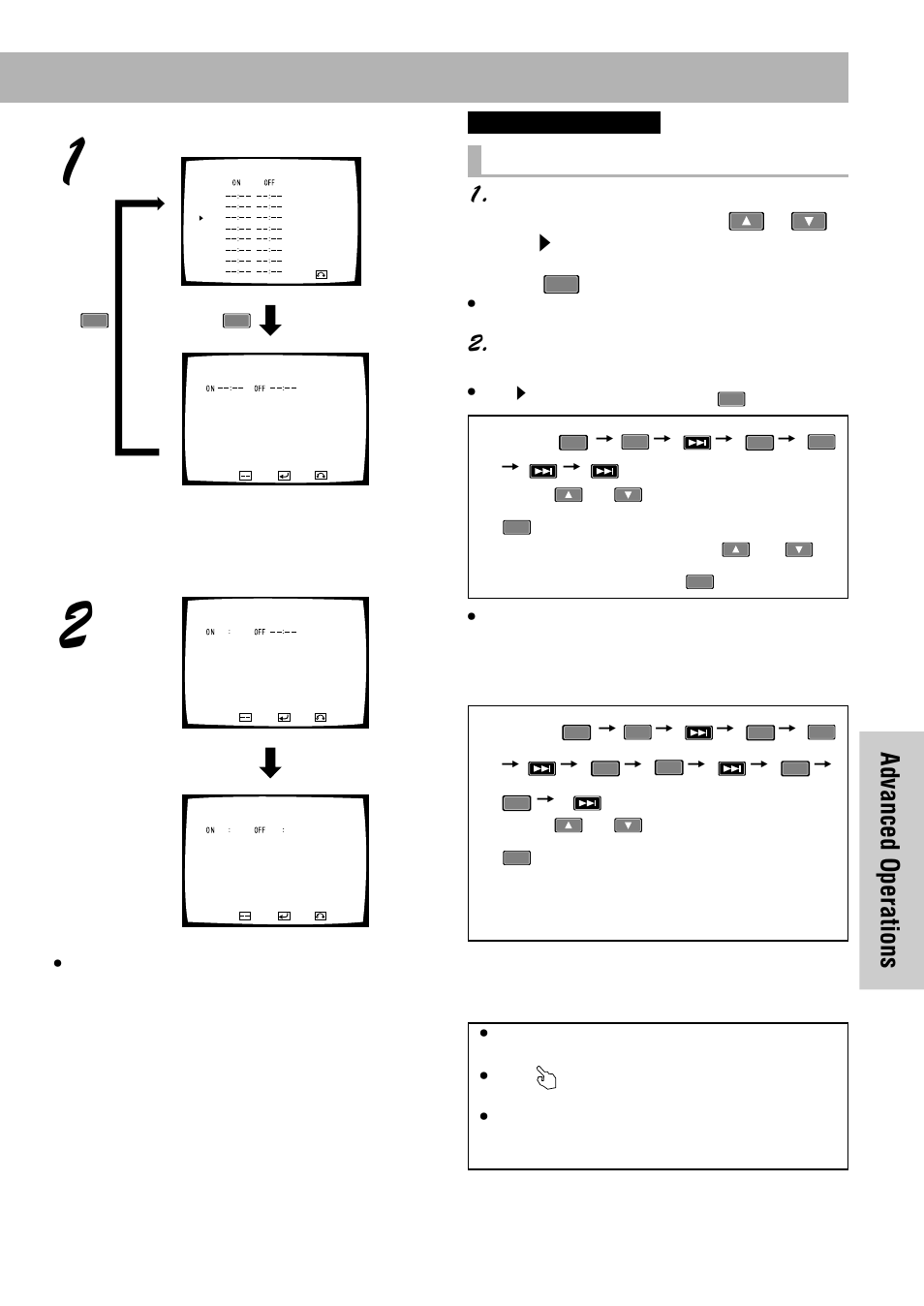 Advanced operations, Setting the weekly timer 1 | Pioneer DVD-V7300D User Manual | Page 51 / 96