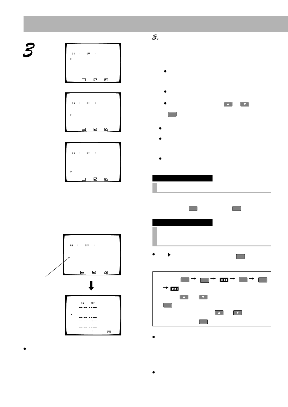 Clearing the set time, Playing the specified title and chapter, Weekly timer function operation/display | Video cd, A: press, B: press or to select 06 and press | Pioneer DVD-V7300D User Manual | Page 52 / 96