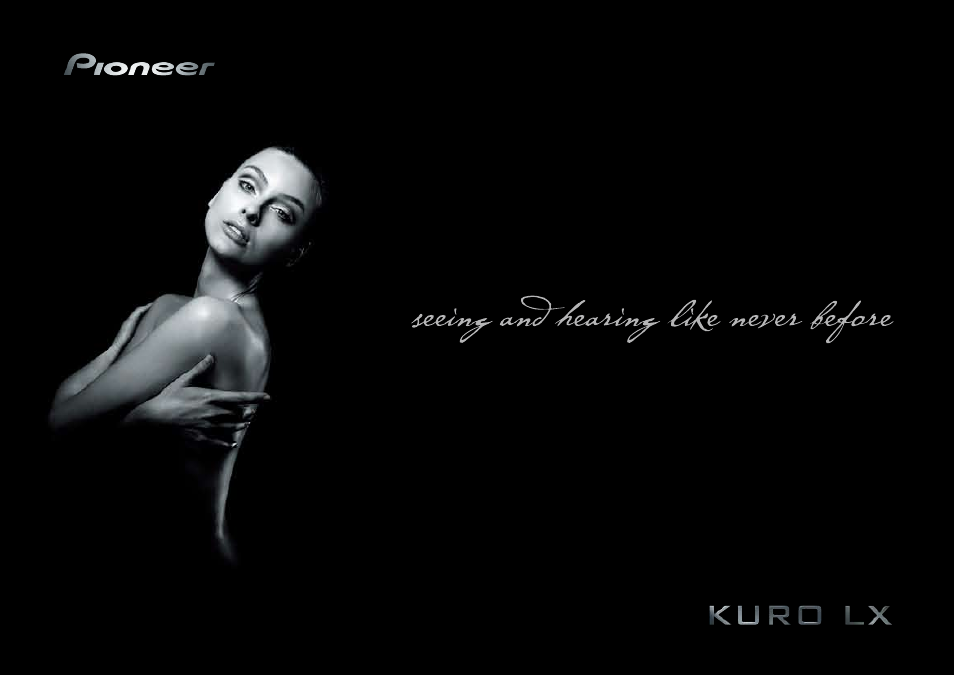 Pioneer KURO KRP-500P User Manual | 28 pages
