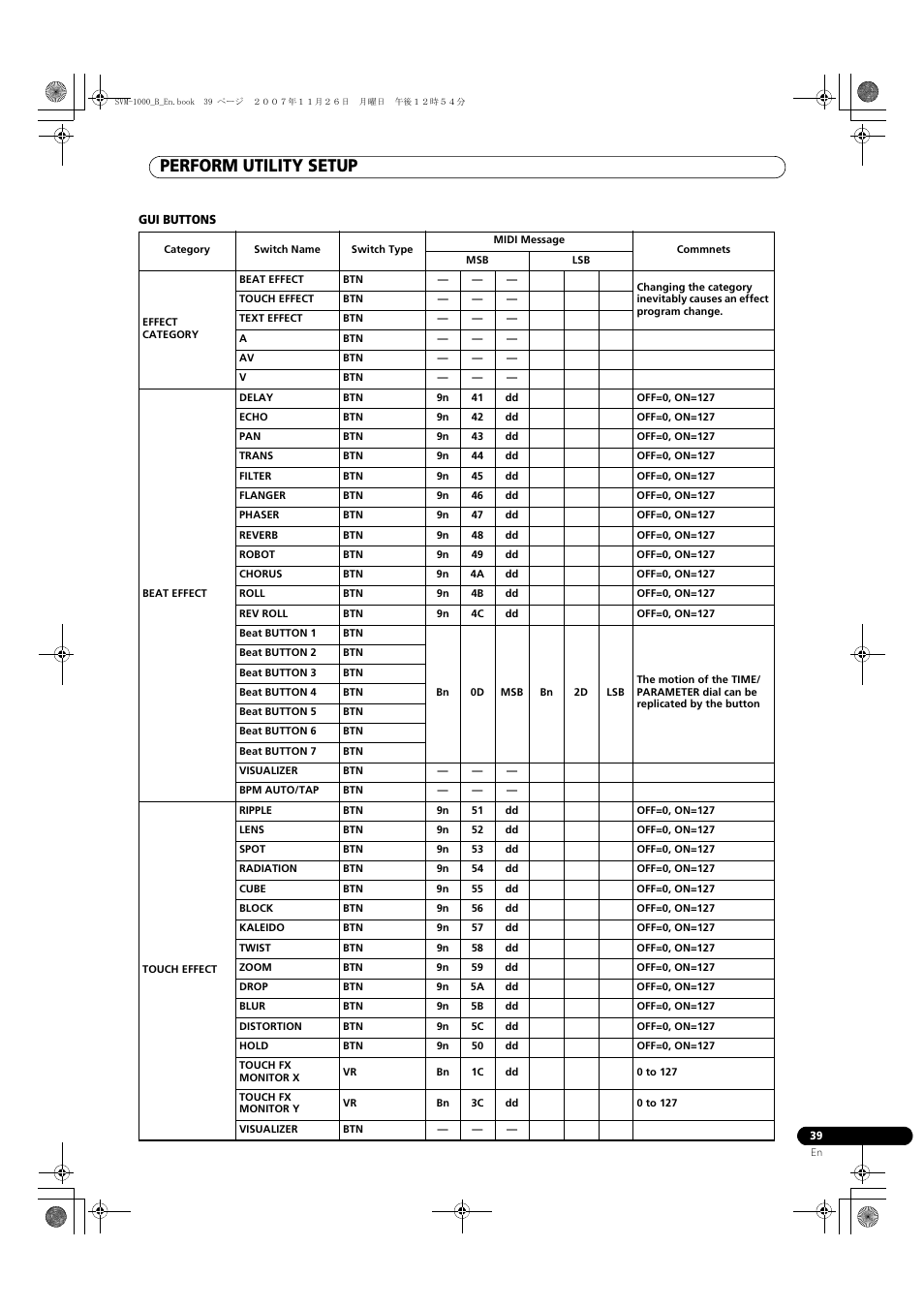 Perform utility setup | Pioneer SVM-1000 User Manual | Page 39 / 48