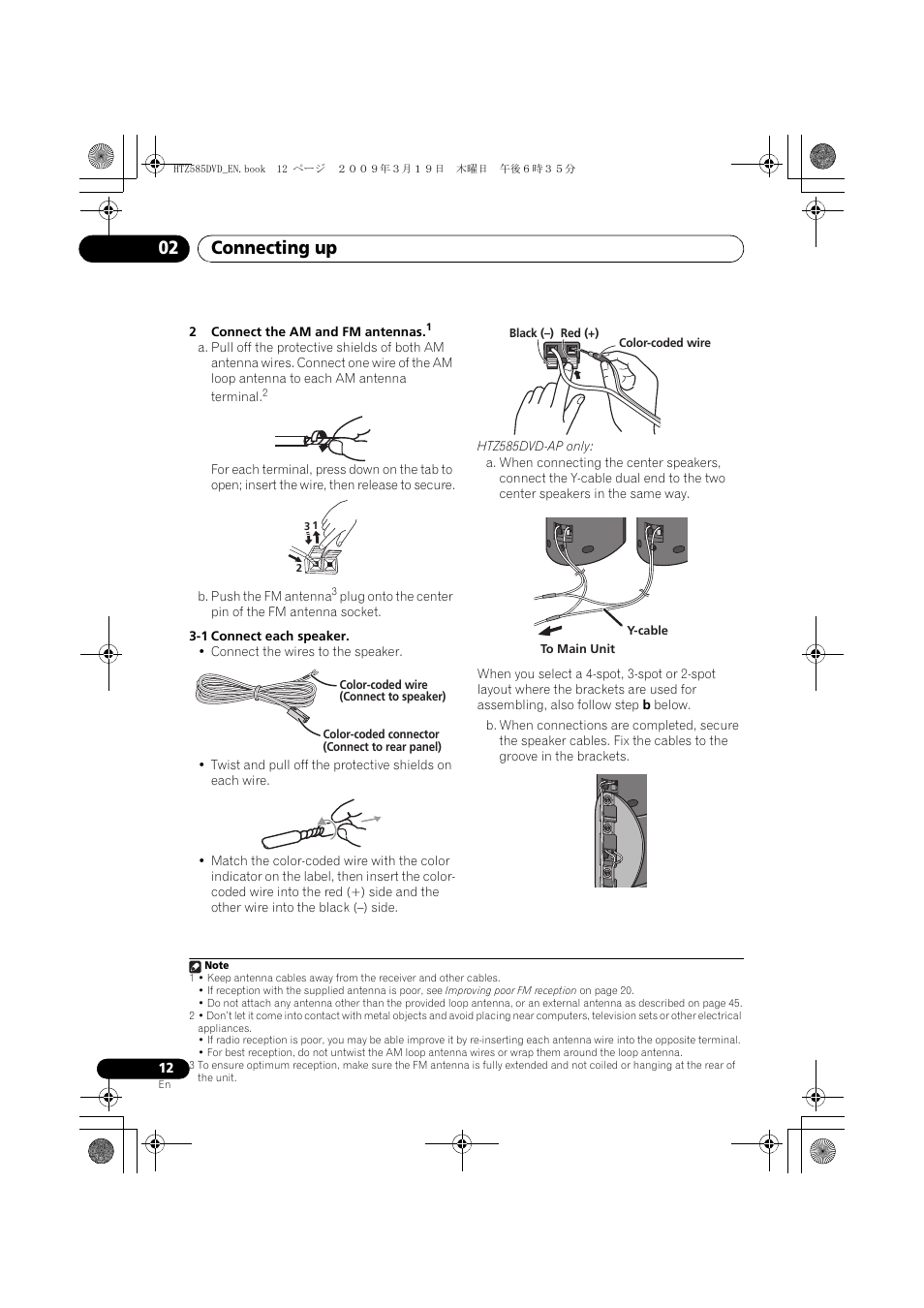 Connecting up 02 | Pioneer HTZ-FS30DVD User Manual | Page 12 / 126