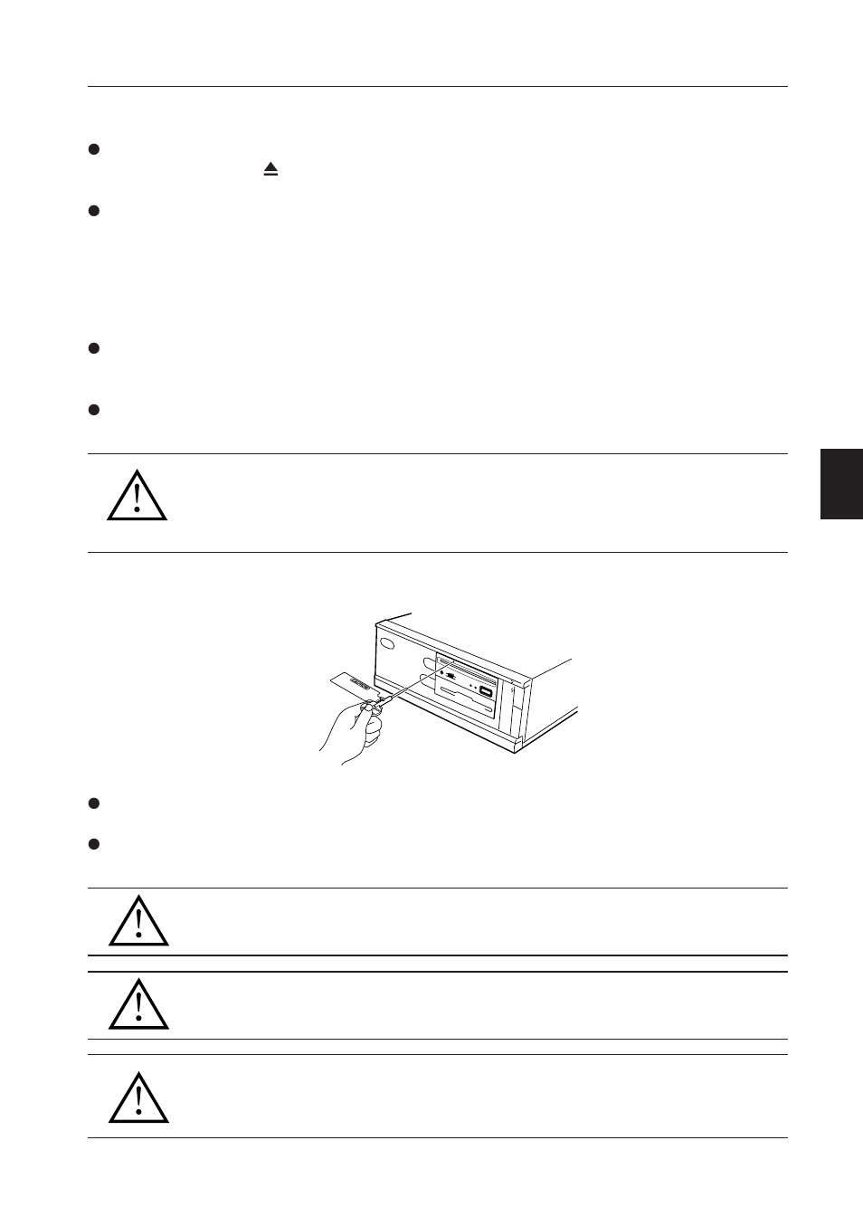 Methode d’ejection forcee en cas d’urgence, Methode de retrait des disques, Fig. 8 | Pioneer DVD-U02 User Manual | Page 25 / 52
