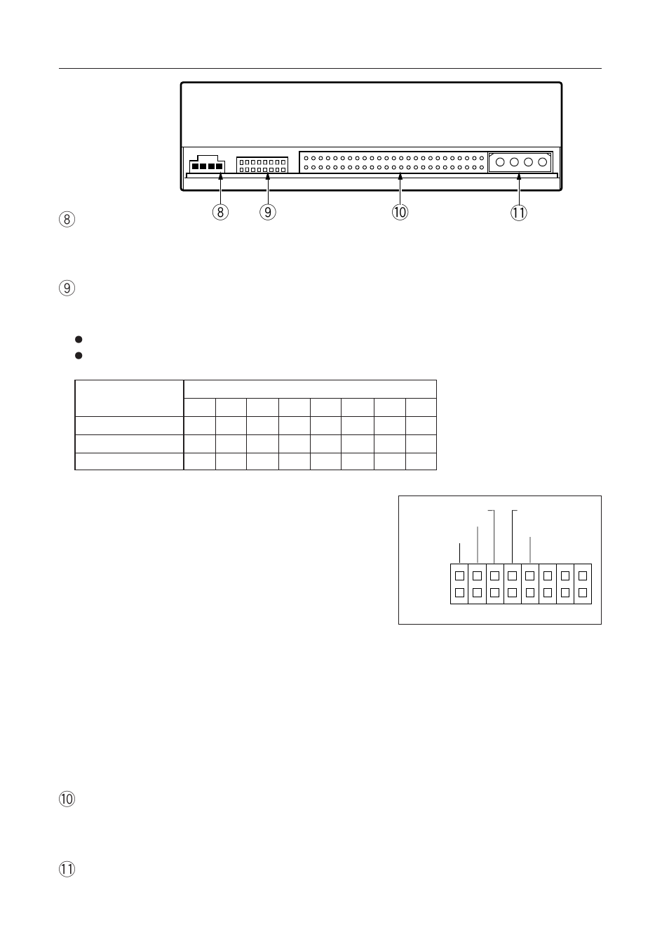 Abb. 2 0 8 9, 8 audioausgang, Gleichspannungseingang | 9 funktionsschalter, 0 scsi-schnittstelle, Beschreibung der hardware rückansicht | Pioneer DVD-U02 User Manual | Page 32 / 52