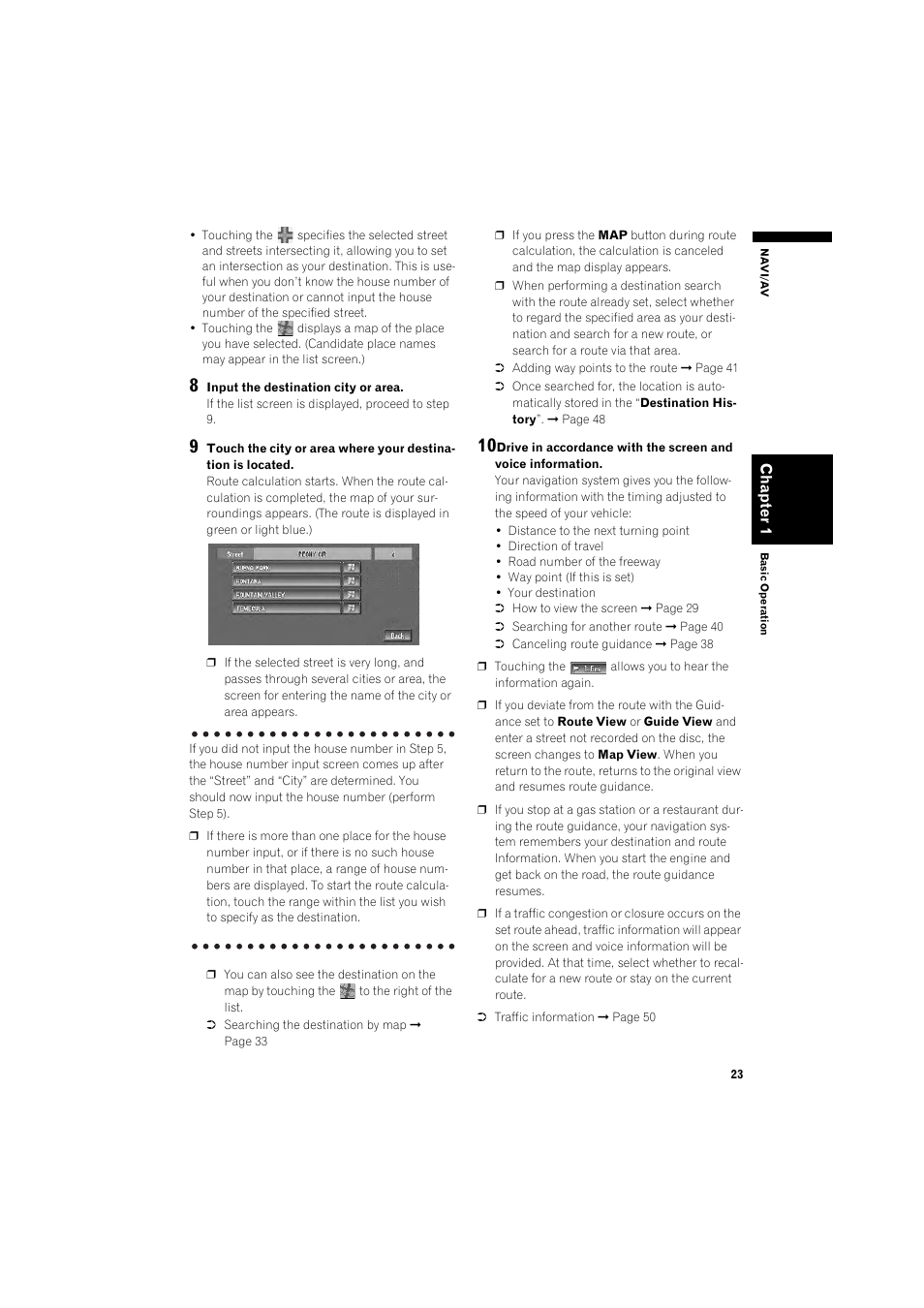 Pioneer DOUBLE-DIN DVD NAVIGATION SYSTEM AVIC-D2 User Manual | Page 25 / 134