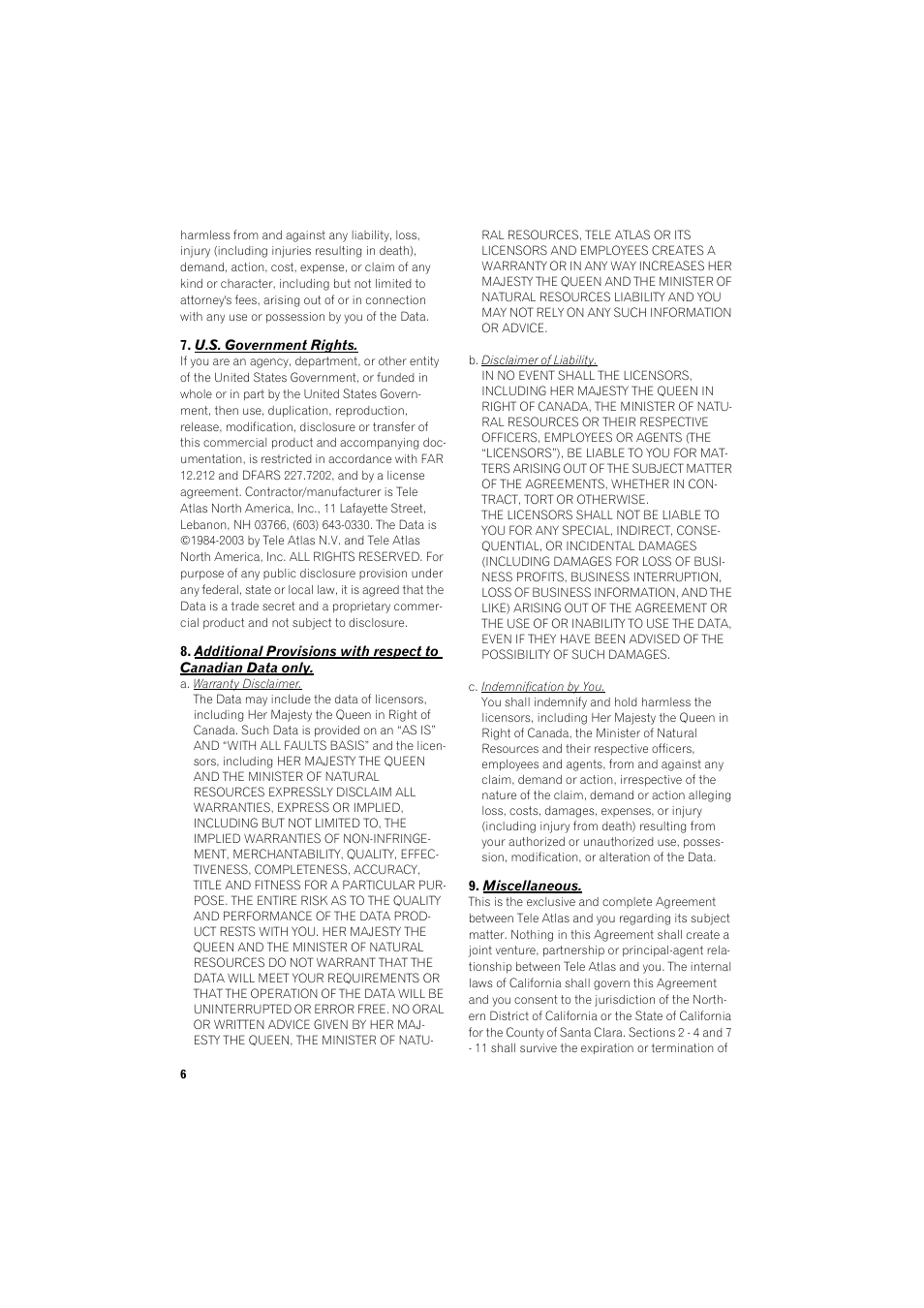 Pioneer DOUBLE-DIN DVD NAVIGATION SYSTEM AVIC-D2 User Manual | Page 8 / 134
