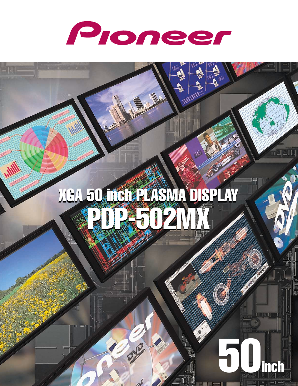 Pioneer PDP 502MX User Manual | 8 pages