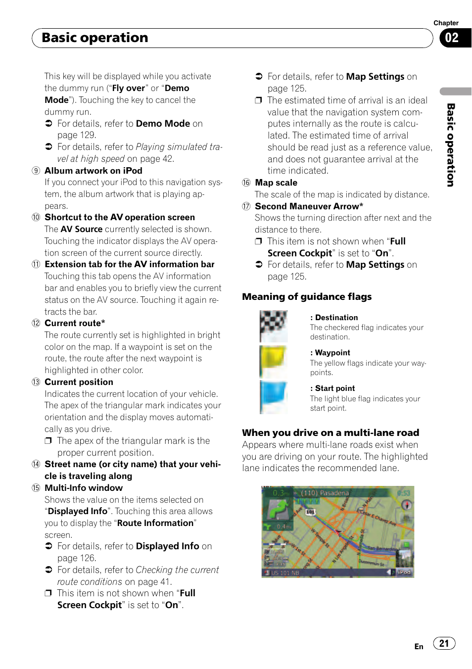 Basic operation | Pioneer Premier Flash Memory Multimedia AV Navigation Receiver AVIC-F90BT User Manual | Page 21 / 189