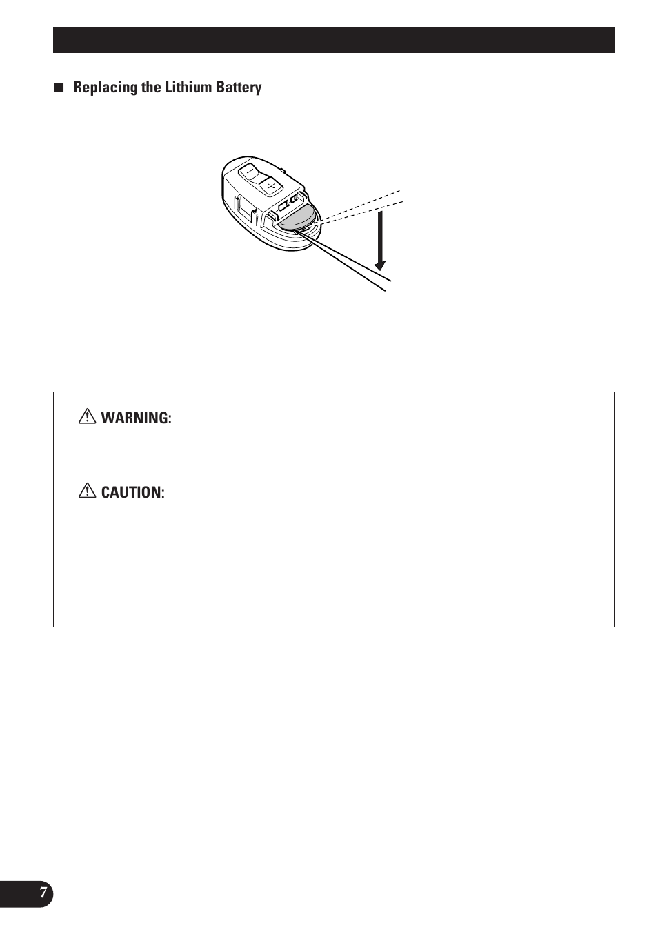 Remote controller and care | Pioneer DEH-P6100R User Manual | Page 8 / 124