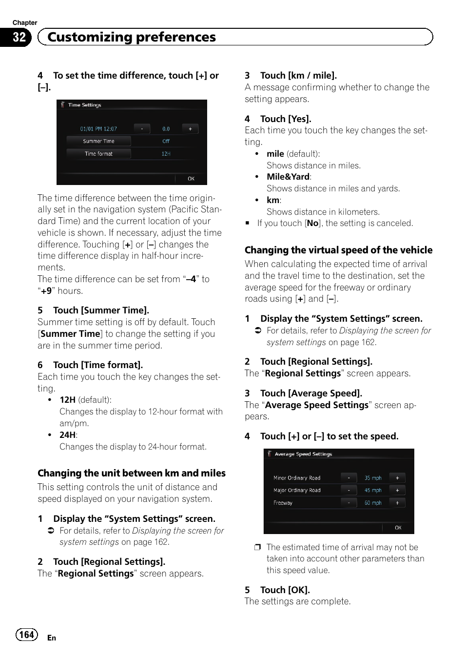 32 customizing preferences | Pioneer SUPER TUNER IIID AVIC-X9310BT User Manual | Page 164 / 232