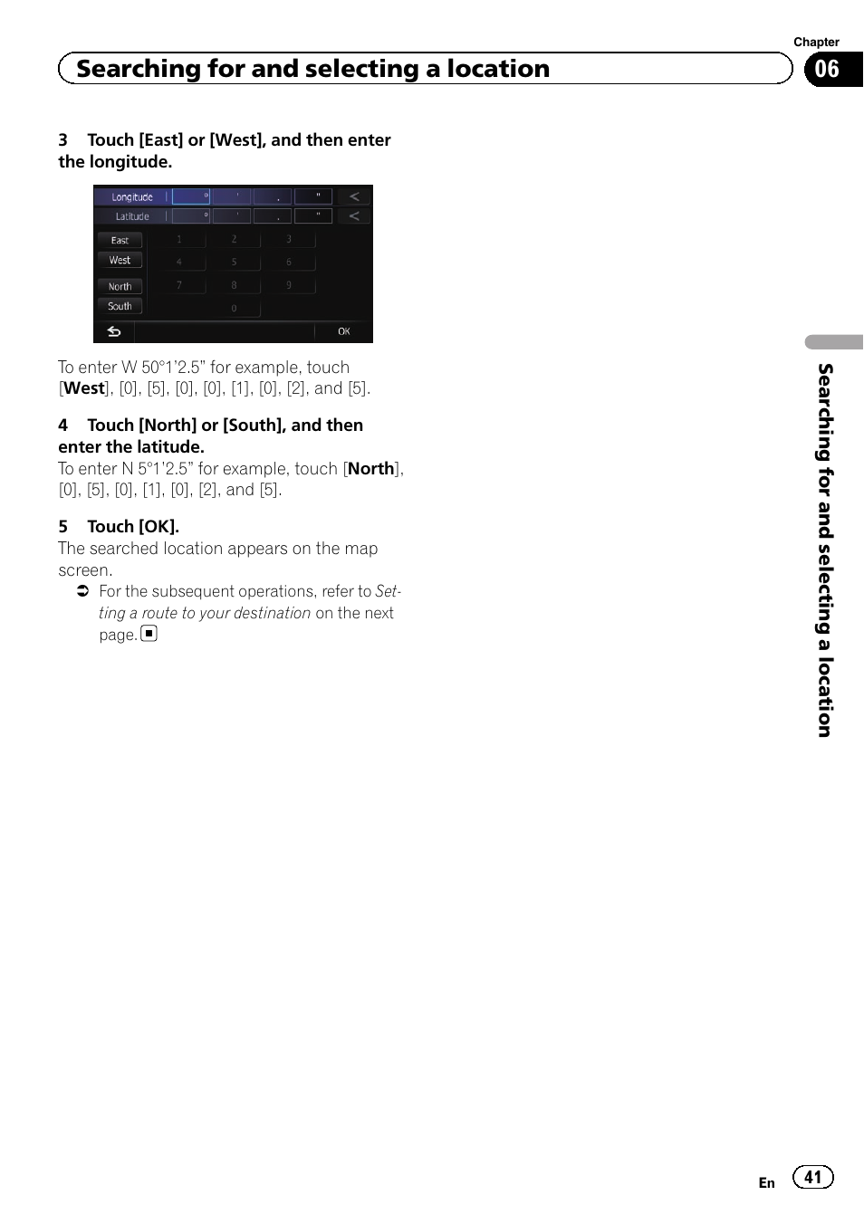 Searching for and selecting a location | Pioneer SUPER TUNER IIID AVIC-X9310BT User Manual | Page 41 / 232