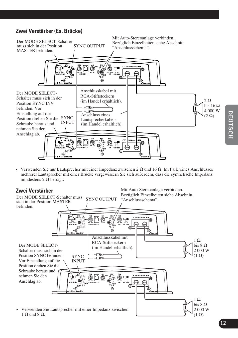 Pioneer D2000SPL User Manual | Page 49 / 128